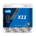ケイエムシー(KMC) X11 11SPEED 用チェーン NP/BLACK 118L KMC-X11-SV/BK