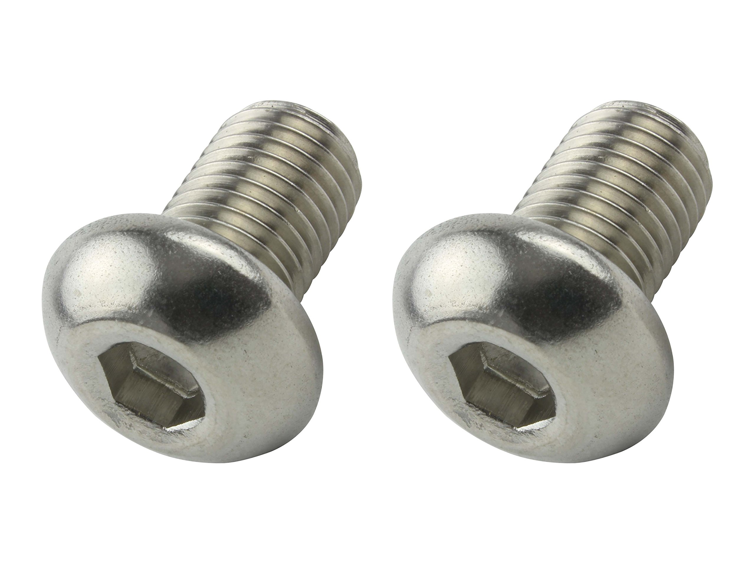 Rakuten - ポッシュ(POSH) バイク用品 ステンレスボタンキャップボルト M10X15mm(P1.25) 2本入り 911015-B2