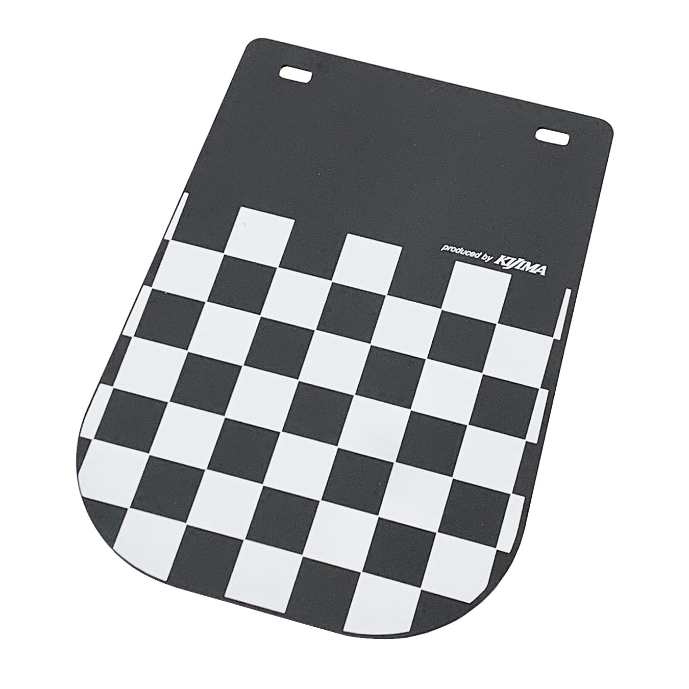 Generic Type - キジマ(Kijima) バイクパーツ フェンダーフラップ チェッカーパターン 188×165mm ピッチ120mm 汎用品 206-9060