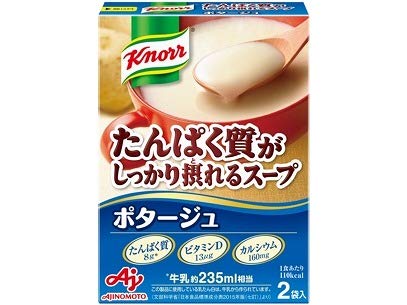 味の素 クノールスープ たんぱく質がしっかり採れるスープ ポタージュ 52.2g×10箱入