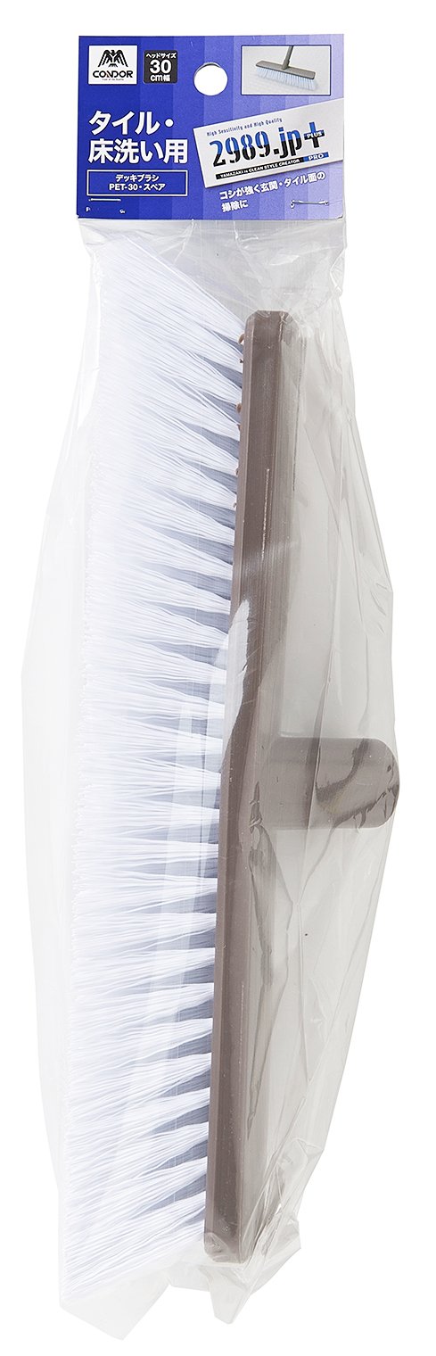 Rakuten - 山崎産業 デッキ ブラシ PET-30 交換用 スペア 2989.jp+ 幅30cm 176236