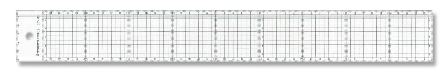 Rakuten - ステッドラー 定規 溝付 方眼 カッティング 45cm 962 07-45