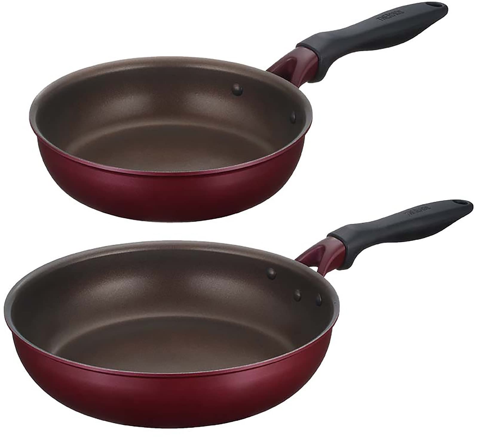 【企画品】サーモス デュラブルシリーズ フライパン KFH 2点セット レッド KFH-SET...