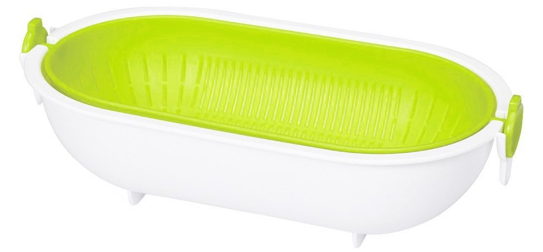 Silicone Containers - 小久保工業所 小久保 ざる スピンホイール コランダー オーバル グリーン KK-311