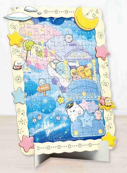 _/-/108-DP01・【ピース数】108ピース・【完成サイズ】225×286mm(※パネル不要)・【素材】紙商品紹介 パーツを作ってデコレーションしていく新感覚のアートなジグソーパズルです。ディスプレイスタンドも付属しているので、完成したらパネルを買い足すことなく飾れます。 安全警告 なし