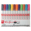 寺西化学 マジックインキ 油性ペン No.500 細字 12色 M500C-12