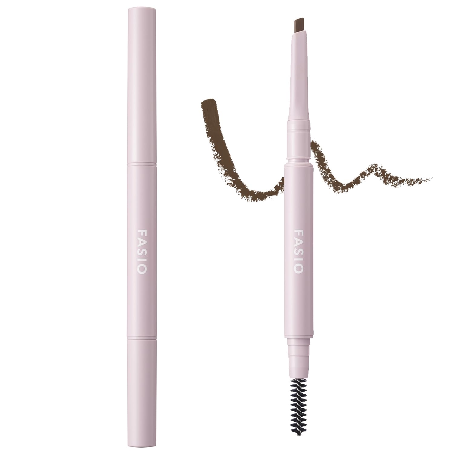 Eyebrow Mascara - FASIO(ファシオ) ウォータープルーフ アイブロウ (しずく型芯) 02 ブラウン 0.3g