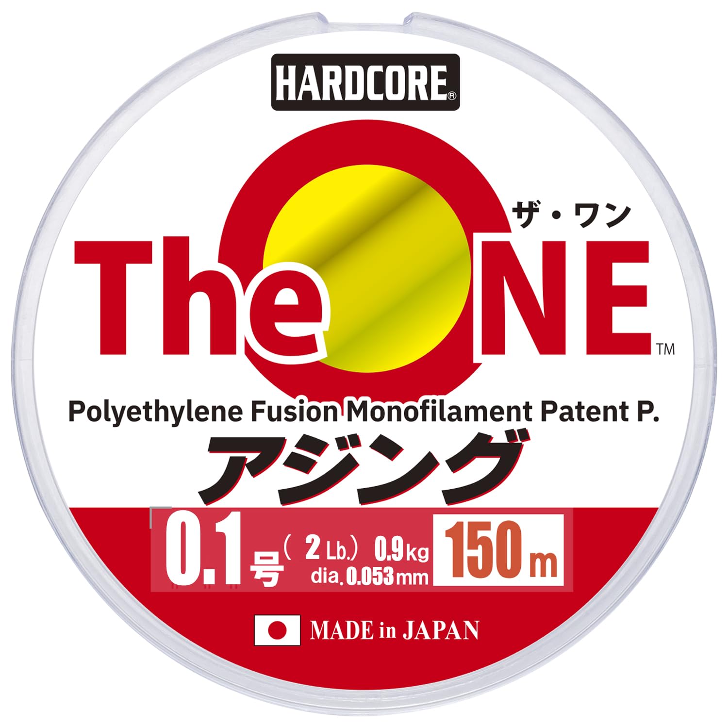 DUEL(デュエル)The ONE アジング 150m 0.1号 カラー:ゴースト アジング 超高感度