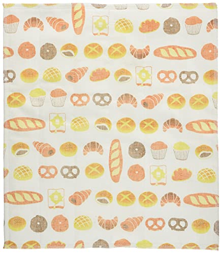 蚊帳の夢 絵便り ふきん パン N0173