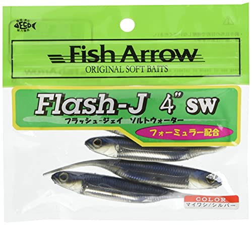 Fish Arrow(フィッシュアロー) ルアー フラッシュJ 4 SW #105 マイワシ/シルバー