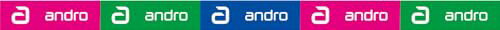 andro(アンドロ) 卓球 メンテナンス用品 サイドテープ アンドロ カラーズ 5m 10mm(約10本分) 1400210090
