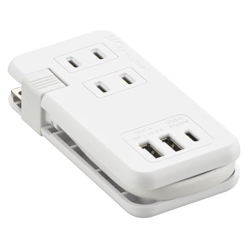 オーム(OHM) 電源タップ 3個口 USBポート付き Type-A Type-C PD対応 20W 急速充電 モバイルUSBタップ コードくる