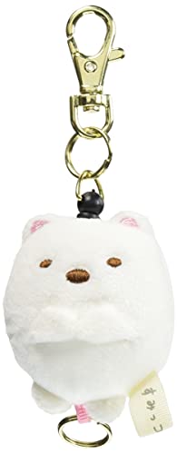 산엑스 스미코구라시 봉제인형 릴 키홀더 시로쿠마 AB03101