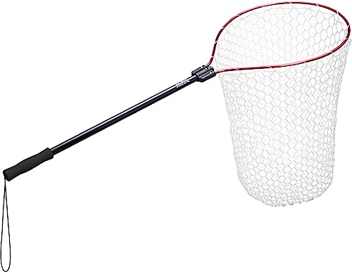 プロックス(PROX) ラバーランディングネット ディープ 19型/ネットクリア/深さ60cm PX70419DCRK ランディングネット 【魚