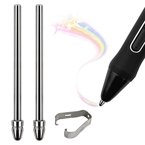 摩耗しないチタン合金ファインペンシルペン先 Huion PW517デジタルスタイラス、PN05Fボールペン交換用チップ、Kamvas 13/22