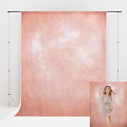 Kate 1.5x2.2m ピンク 背景布 抽象 レトロ 写真 背景 フォトスタジオ 撮影用 道具 カスタマイズ可能な背景