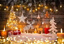 Qinunipoto クリスマス Merry Christmas 写真撮影用 背景布 背景 布 写真 ?影 撮影用 人物撮影 子供撮影 エルク