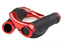 Winkeyes 自転車グリップ ハンドルバー ハンドルグリップ 牛角 グリップ サイクリンググリップ スポーツグリップ (赤)