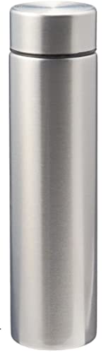 丸辰(Marutatsu) 水筒 ミニ マグボトル 真空2層 保温 保冷 小さめ スリム で おしゃれ な ステンレスボトル シルバー 220
