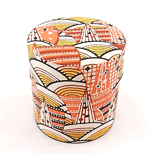 ヤマコー 茶筒 はいからさん S モダン青海波 88088