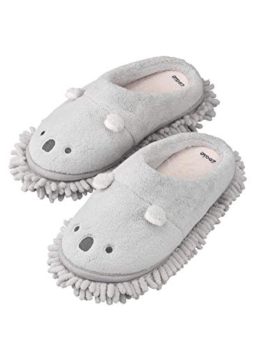 シービージャパン(CB JAPAN)carari(カラリ) お掃除スリッパ 23~25cm [コアラ] 履くだけ床掃除 モップ部..