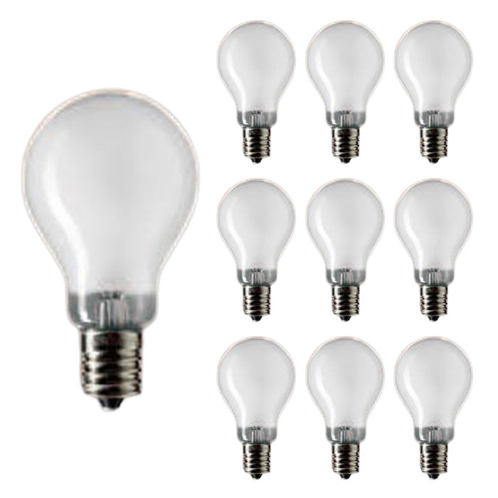 LDS110V68WWK パナソニック ミニクリプトン電球 110V 75W形 ホワイト 口金E17 10個...