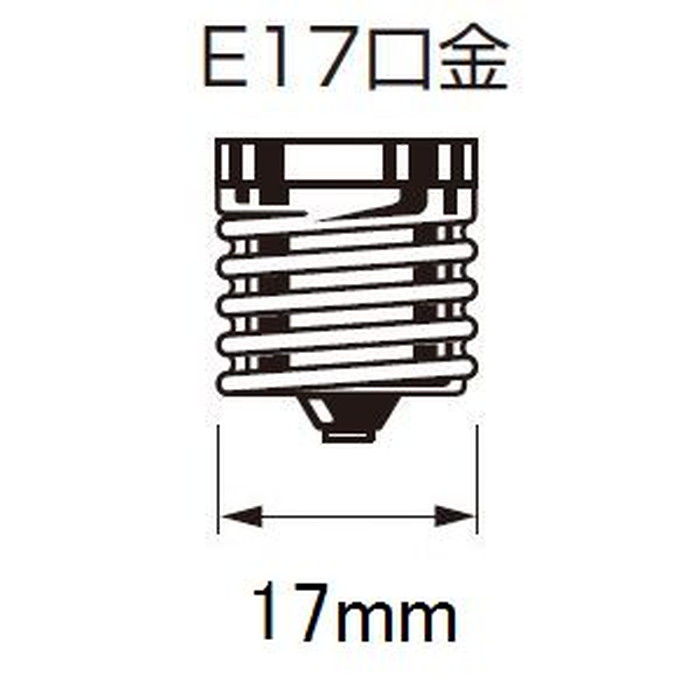 LDS110V54WWK25K パナソニック ミニクリプトン電球 110V 60W形 ホワイト 口金E17 2...