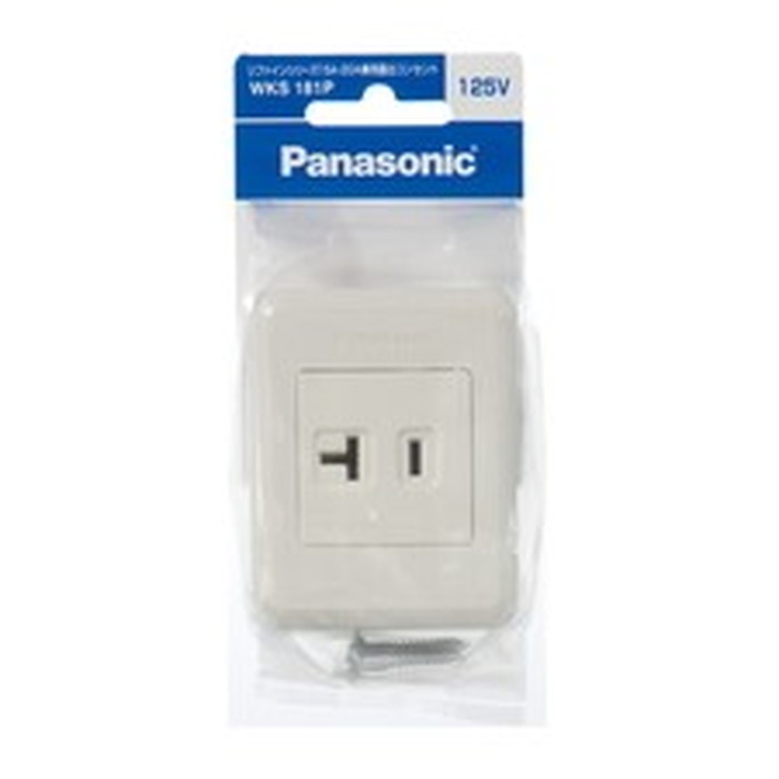 Rakuten - WKS181P パナソニック リファインシリーズ 15A・20A兼用露出コンセント 125V