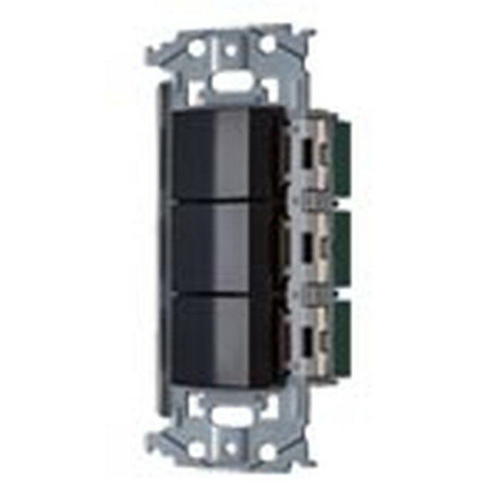Rakuten - WNSS50444B パナソニック SO-STYLE 埋込スイッチセット スイッチE×3 マットブラック