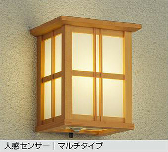 DWP38867Y 大光電機 ポーチライト 人感センサー付 白熱灯器具60W相当 電球色 防雨型 DWP-38867Y