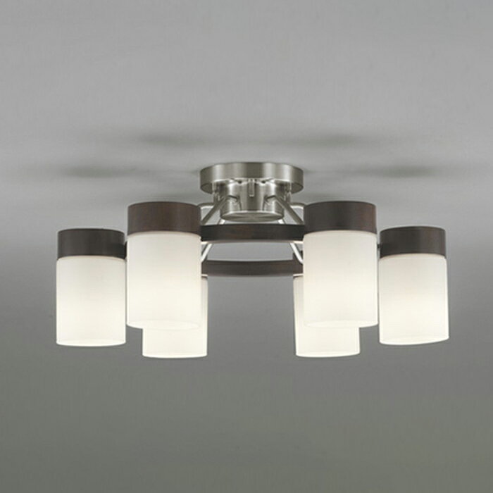 OC257070BR オーデリック シャンデリア 6灯 ～8畳 電球色～昼光色 Bluetooth調光・調色可能 引掛シーリングタイプ