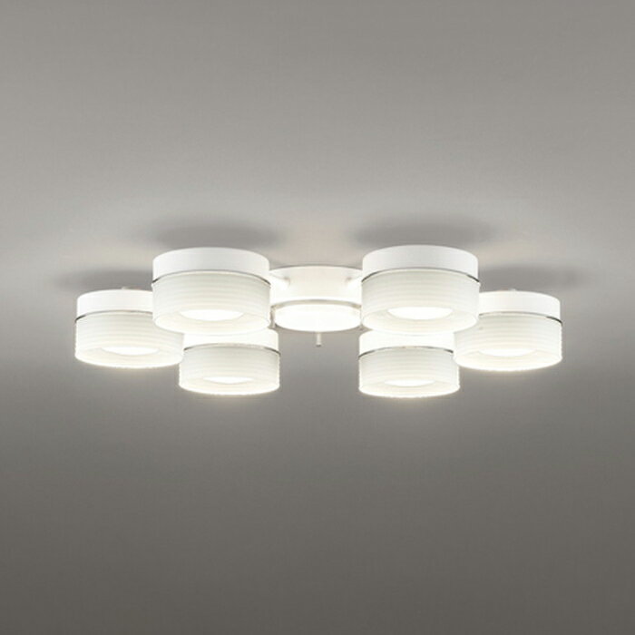 OC257171LR オーデリック シャンデリア 6灯 ～8畳 電球色 引掛シーリングタイプ