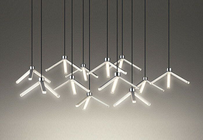 OC257108LR オーデリック シャンデリア ～14畳用 電球色 引掛シーリングタイプ