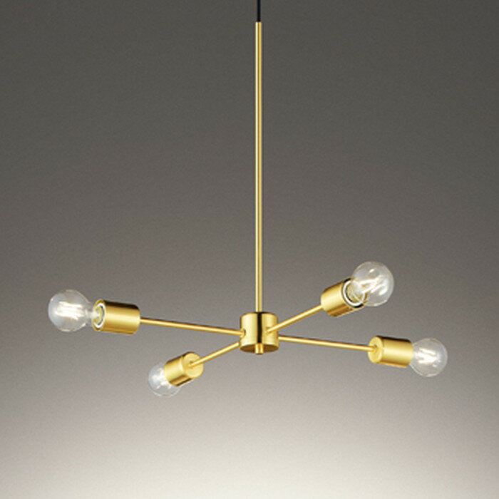 OC257148LC オーデリック シャンデリア 白熱灯器具40W×4灯相当 電球色 調光可能 引掛シーリングタイプ