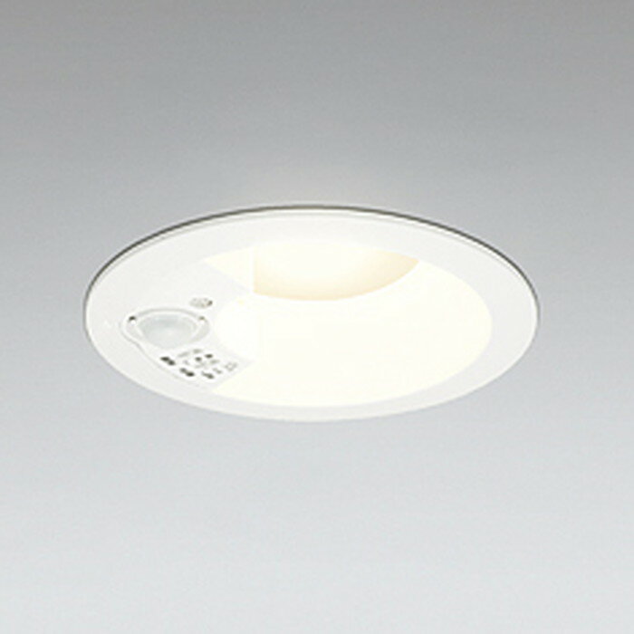 OD261742R オーデリック ダウンライト 人感センサー付 埋込穴Φ100 白熱灯器具60W相当 電球色 ホワイト...