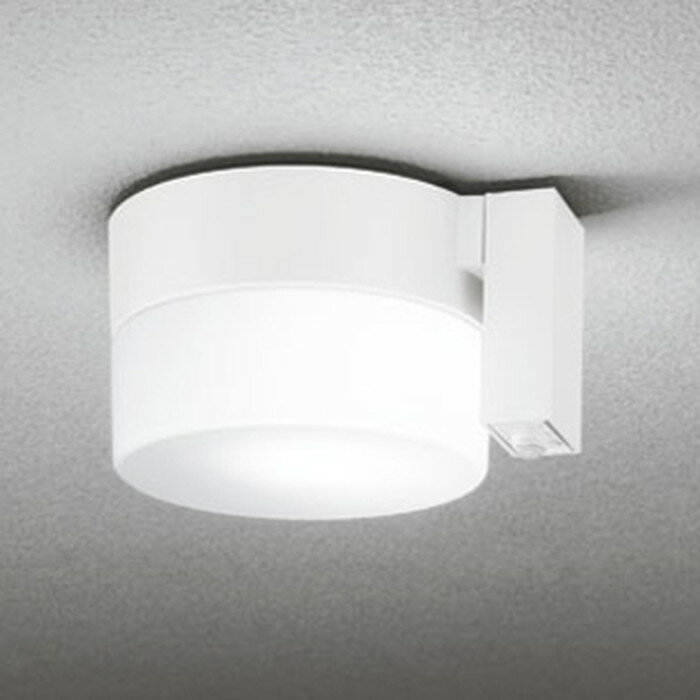 OG254989NCR オーデリック 軒下シーリングライト 人感センサー付 白熱灯器具60W相当 昼白色 防雨型