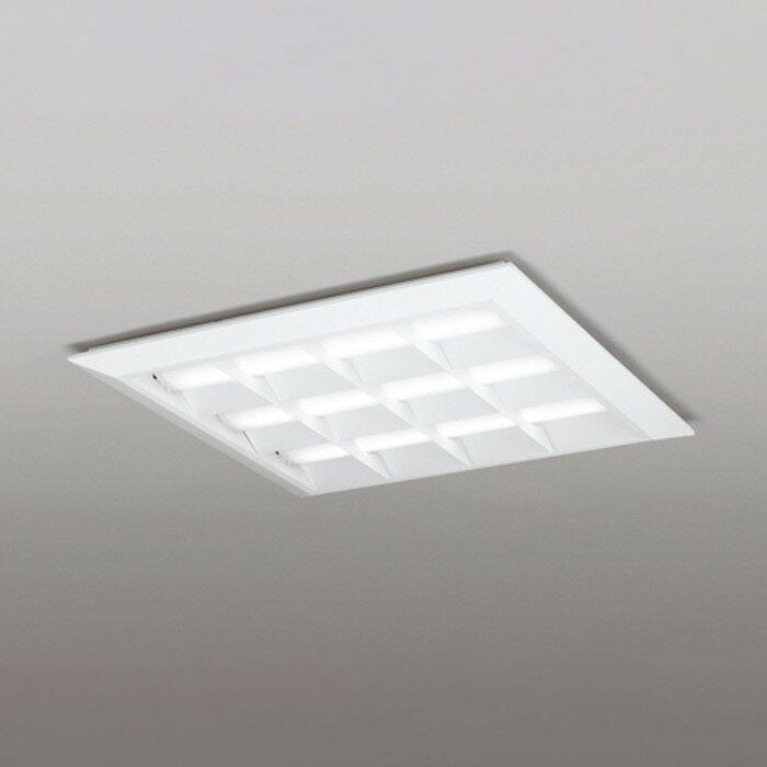XL501053P2C オーデリック ベースライト スクエアタイプ ルーバー付 埋込穴□600 FHP45W×4灯相当 白色 4000K PWM調光可能 直付・埋込兼用タイプ