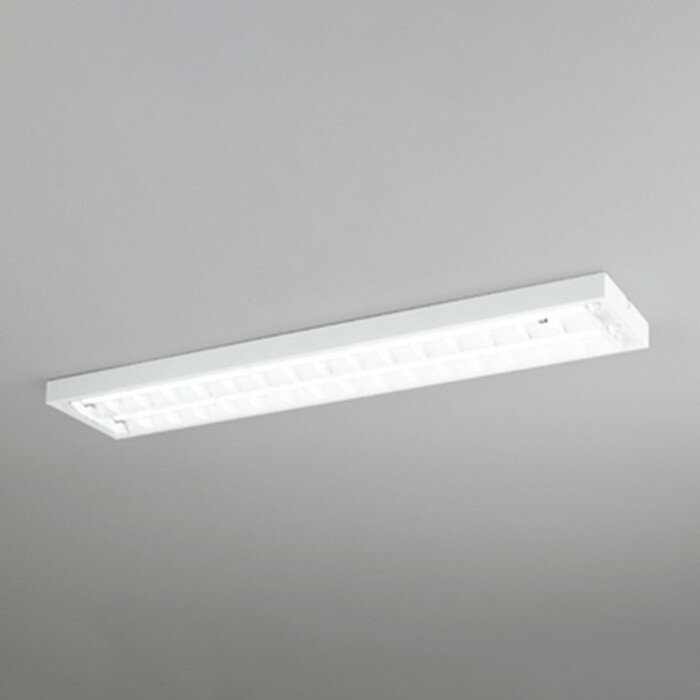 Rakuten - XL551092RE オーデリック ベースライト 40形 下面開放型 ルーバー 2灯用 FL40W×2灯相当 電球色 3000K 2100lmタイプ