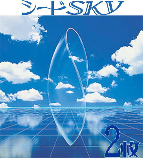 シード スカイ【2枚】sky【両目】【保証なし】【ポスト便 送料無料】SEED SKY ソフトコンタクトレンズ