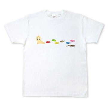 キューピーコラボ【限定Tシャツ】 【GIFT KEWPIE】【湘南】 キューピーとお魚サンダル