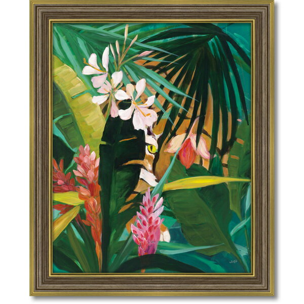 Rakuten - 絵画「ヒドゥン ジャングル」トラ