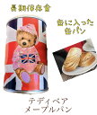 長期保存!災害用にも! 缶に入ったおいしいパン テディベア 【災害用】【長期保存】【可愛い】【パン】【非常食】メープル ブルーベリー