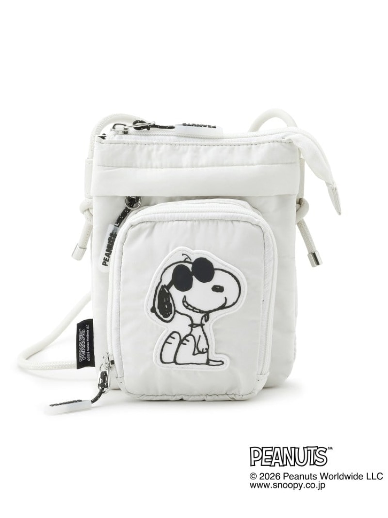 Rakuten - 【PEANUTS】ミニショルダー SHOO・LA・RUE シューラルー バッグ ショルダーバッグ ブラック ホワイト【先行予約】*【送料無料】[Rakuten Fashion]