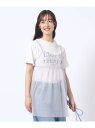 【SALE/60%OFF】【2点セット】チュールキャミソール+ロゴTシャツ SHOO・LA・RUE シューラルー トップス カットソー・Tシャツ ブラック グレ...
