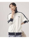 【SALE/30%OFF】【セットアップ可】ライン入りトラックジャケット SHOO・LA・RUE シューラルー ジャケット・アウター ブルゾン・ジャンパー グリ...