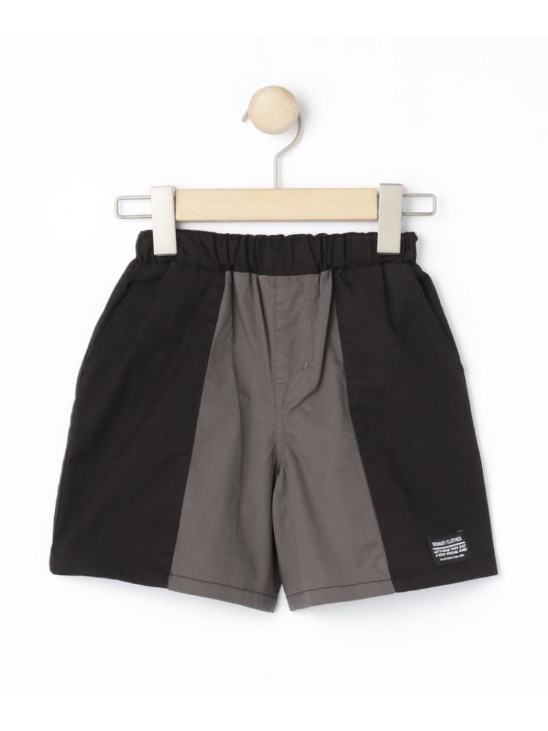 Rakuten - 【SALE／10%OFF】【100-150cm】バイカラーショートパンツ SHOO・LA・RUE シューラルー パンツ その他のパンツ ブラック ブラウン【RBA_E】[Rakuten Fashion]