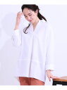 【SALE/20%OFF】【洗える/S-LL】きれいに体型カバーが叶うチュニックシャツ SHOO・LA・RUE シューラルー ワンピース・ドレス チュニック イ...