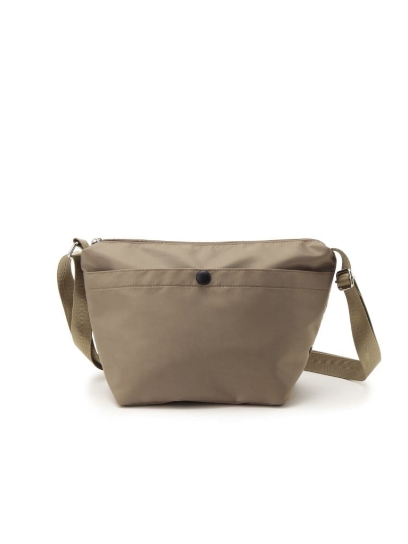 【SALE／10%OFF】【撥水】フロントポケットショルダーバッグ SHOO・LA・RUE シューラルー バッグ ショルダーバッグ パープル レッド ベージュ グリーン グレー【RBA_E】[Rakuten Fashion](4)