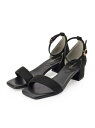 【SALE/35%OFF】カジュアルにもきれいめにも アンクルストラップサンダル SHOO・LA・RUE シューラルー シューズ・靴 サンダル ブラック グレー...