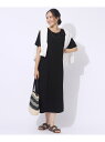 【SALE/30%OFF】【洗える】ゆるり さらり カノコ切替ワンピース SHOO・LA・RUE シューラルー ワンピース・ドレス その他のワンピース・ドレス ...